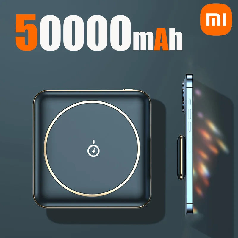 Compact Wireless Power Bank 50000mAh