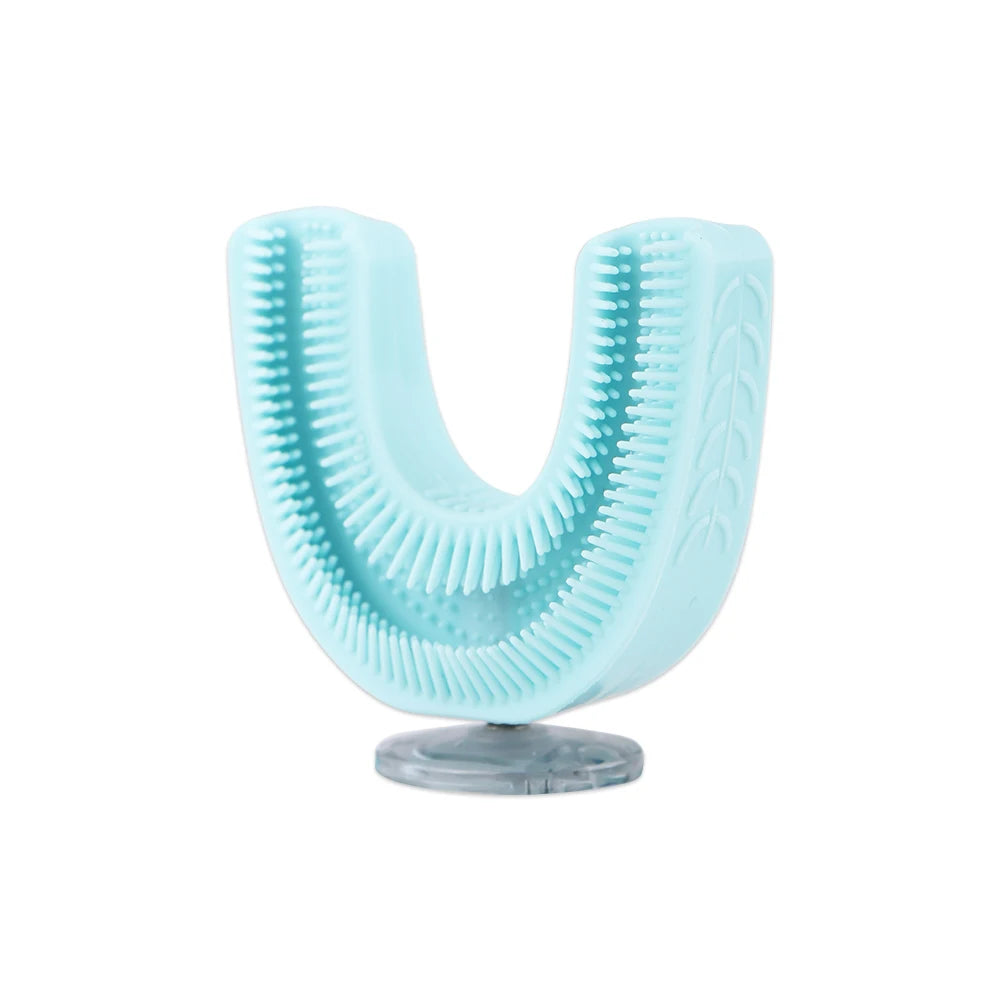 Kid's U-Type Electric Toothbrush - 360° Silicone Head