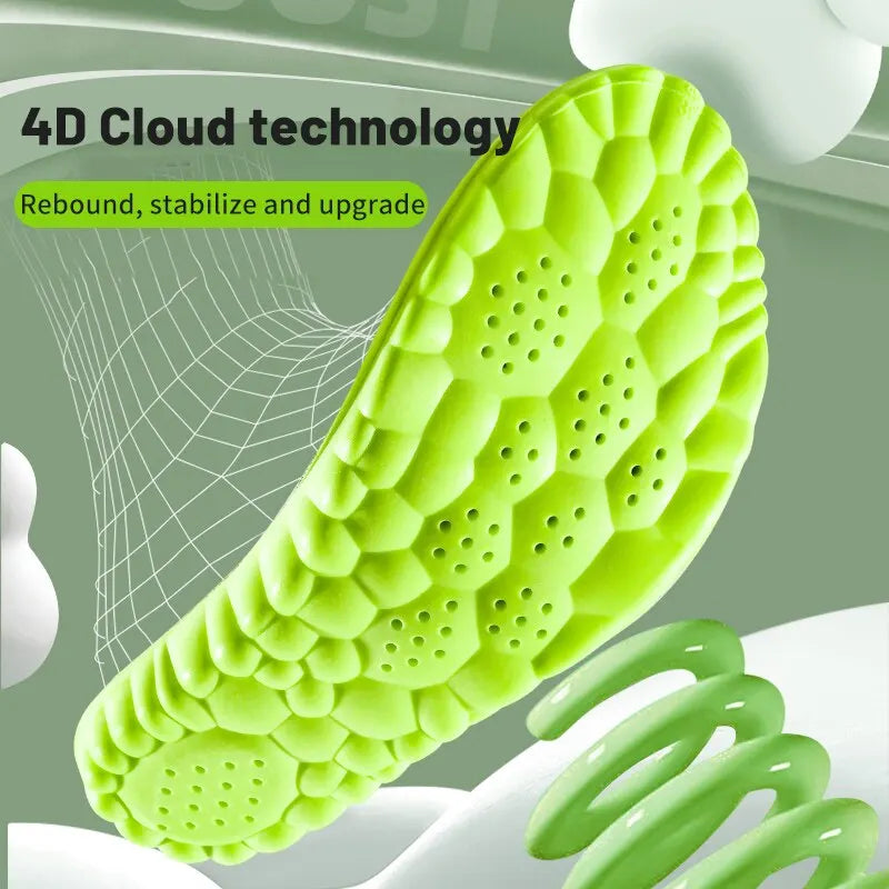 4D Shock absorbing Insoles