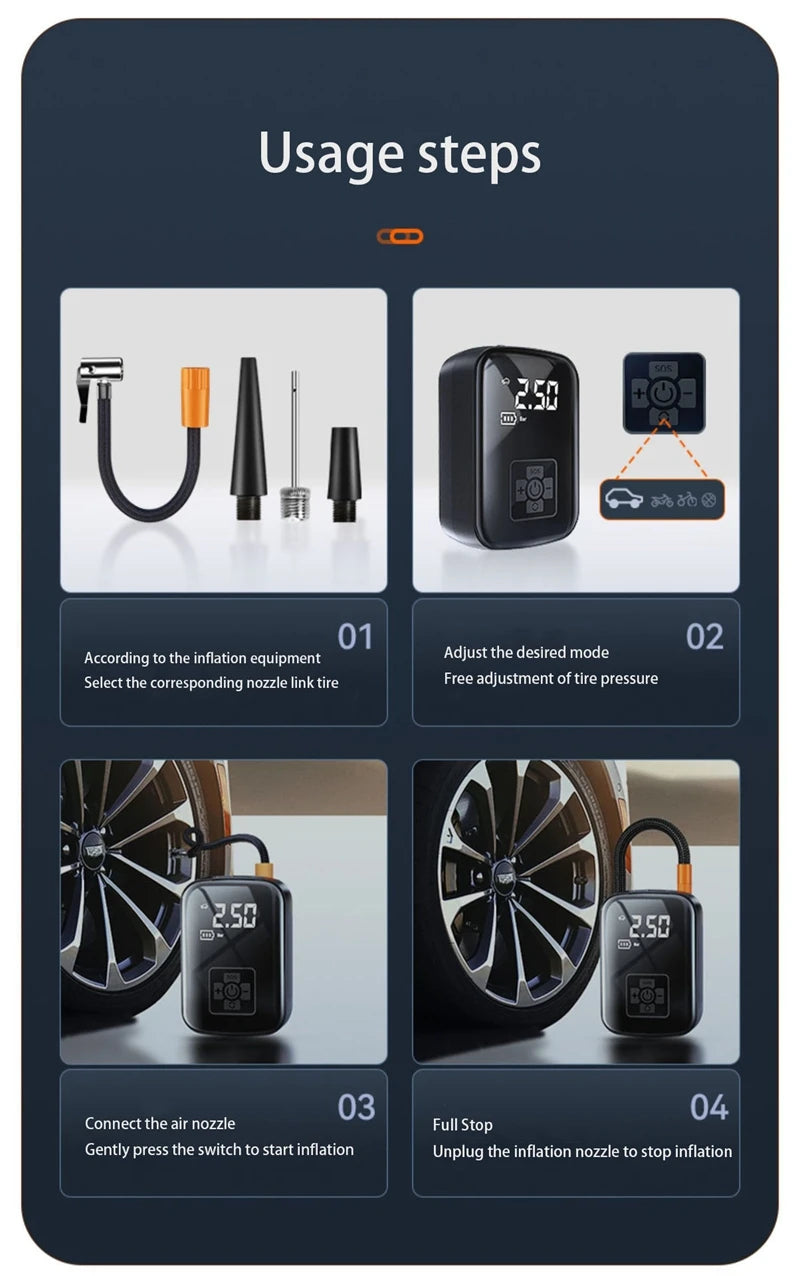 AirJet Pro Cordless Tire Inflator