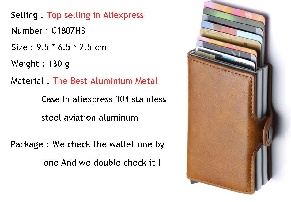 Sleek Anti-RFID Wallet