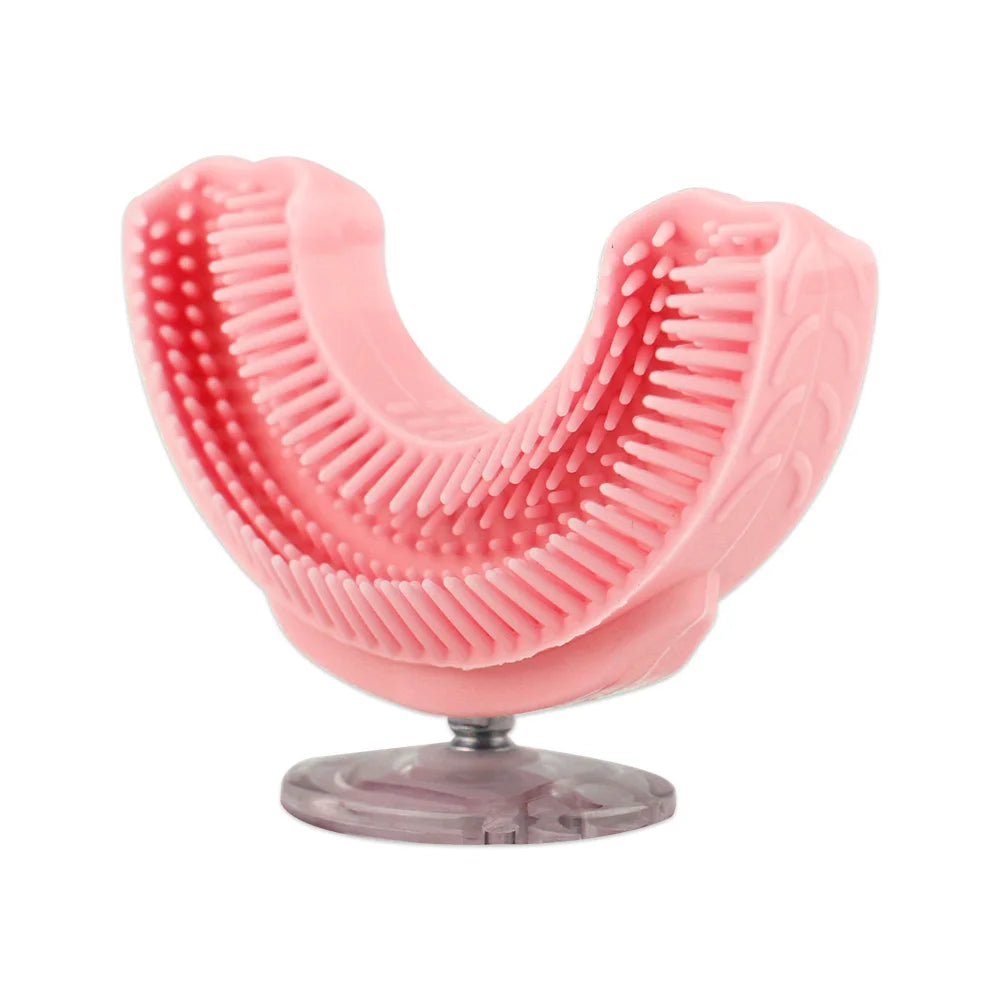 Kid's U-Type Electric Toothbrush - 360° Silicone Head