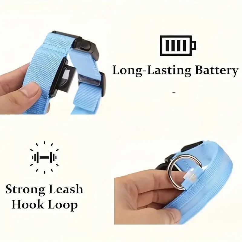 Flashing Glow In The Dark Dog Lead