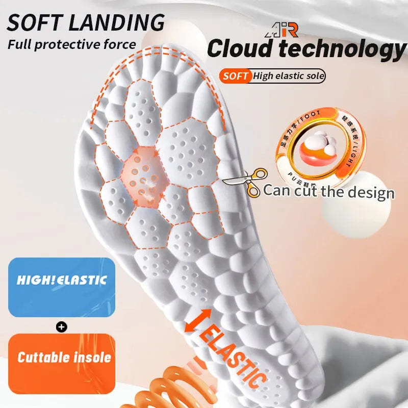 4D Shock absorbing Insoles