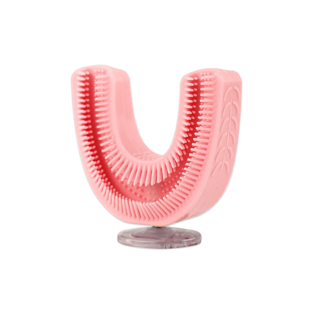 Kid's U-Type Electric Toothbrush - 360° Silicone Head